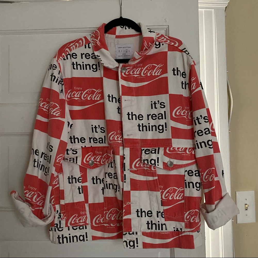 Coca Cola Denim Trucker Logo Jacket